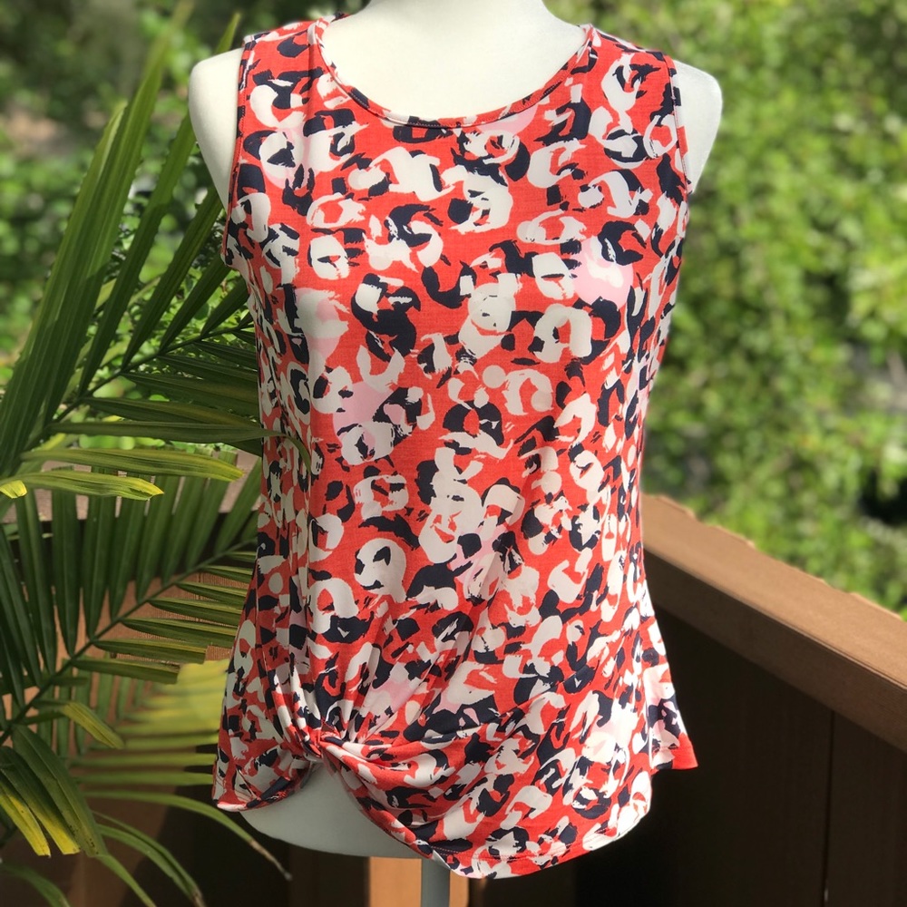 NWT Jones New York Printed Blouse